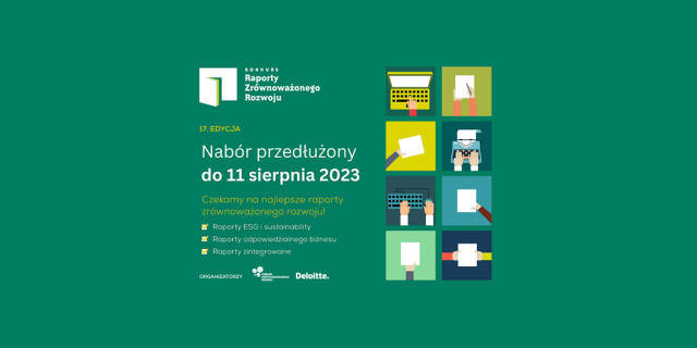 Konkurs “Raporty Zrównoważonego Rozwoju”